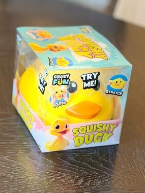 RMS Crazy Fun Squishy Duck Fidget Stress Toy - Yellow